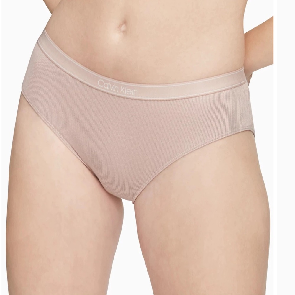 🌱 Calvin Klein Women's Pure Ribbed Hipster Underwear